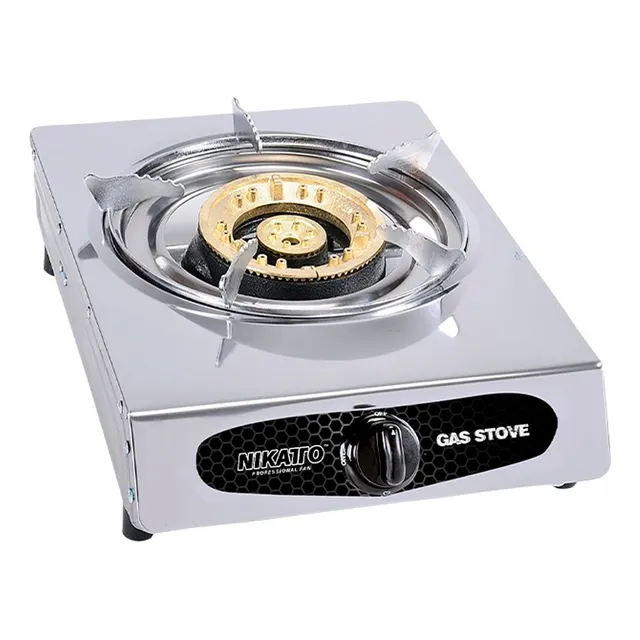 Cocina Portátil A Gas 1 Hornilla 120mm Nikatto 