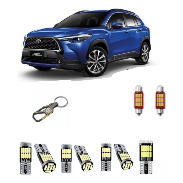 Kit Led Corolla Cross Internos Led 6000k Qualidade Premium 