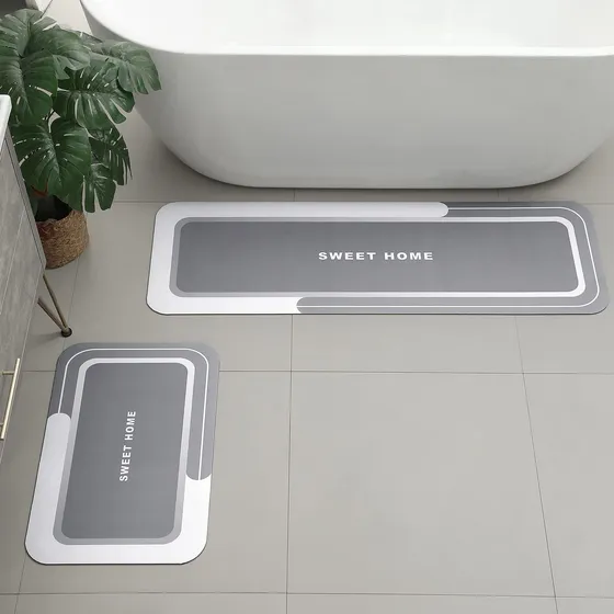 Alfombrilla Absorbente Para Suelo Antideslizante Agua Juego