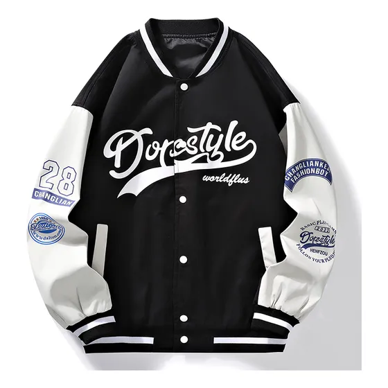 Chaqueta De Calle Unisex Ropa Deportiva Moda Chaquetabeisbol