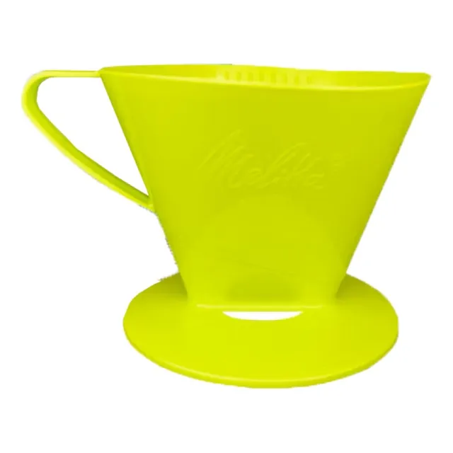 Melitta #4 Cono Porta Filtro Verde Limón Grande Pour Over 