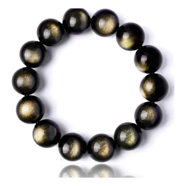 Pulsera De Zafiro Dorado, Pulsera Circular De Alta Calidad, 