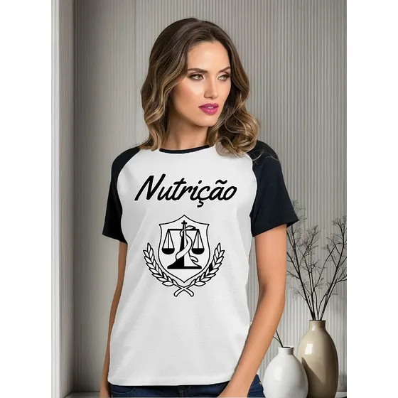 Camisa Nutrição Curso Faculdade Universitária Nutricionista