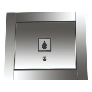 Visor De Água Inox Polido Designer Moderno Visor De Água Inox Polido Designer Moderno