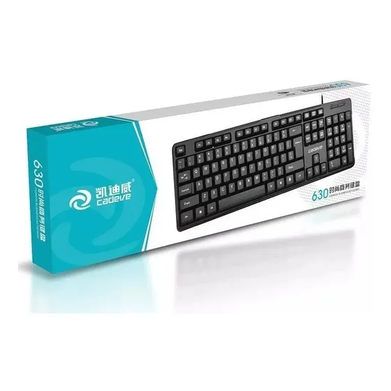 Teclado Para Computadoras Con Cable Usb