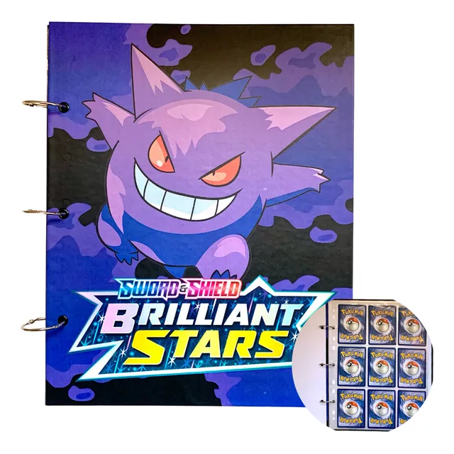 Álbum Fichário Gengar - Capa Dura - Com 5 Folhas Inclusas