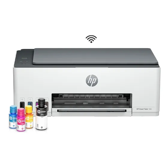 Hp Impresora Multifuncional Smart Tank 580 Wi-fi / Bluetooth