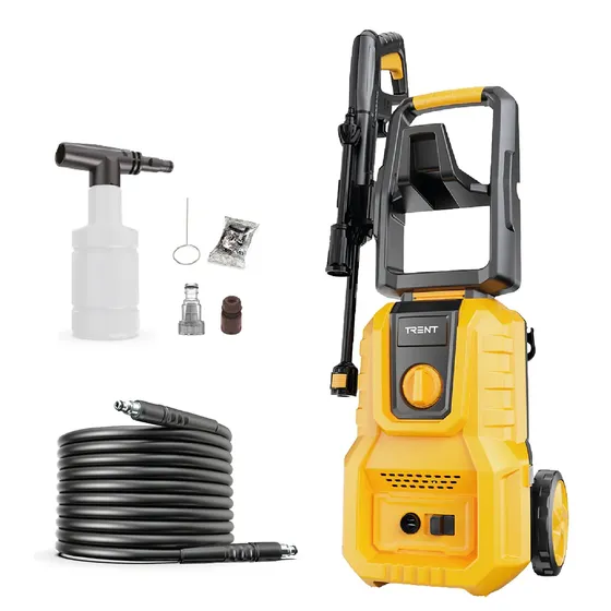Hidrolavadora Electrica Trent Hlt319 1800w Alta Presion Amarillo 50hz