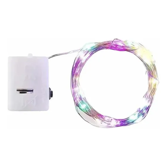Luces De Hada Navidad Multicolor Para Decoraciones 2 Metros