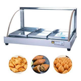 Vitrine Para Salgados Elétrica Com 3 Bandejas Supritecs Vitrine Para Salgados Elétrica Com 3 Bandejas Supritecs