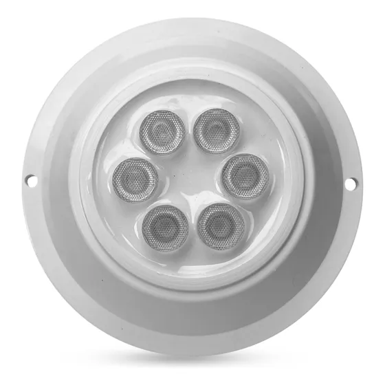 Luz Led Rgb 20w Para Pileta De Hormigon 12v Mahled Luminaria Plastica De Piscina Plastico Abs Facil Instalacion
