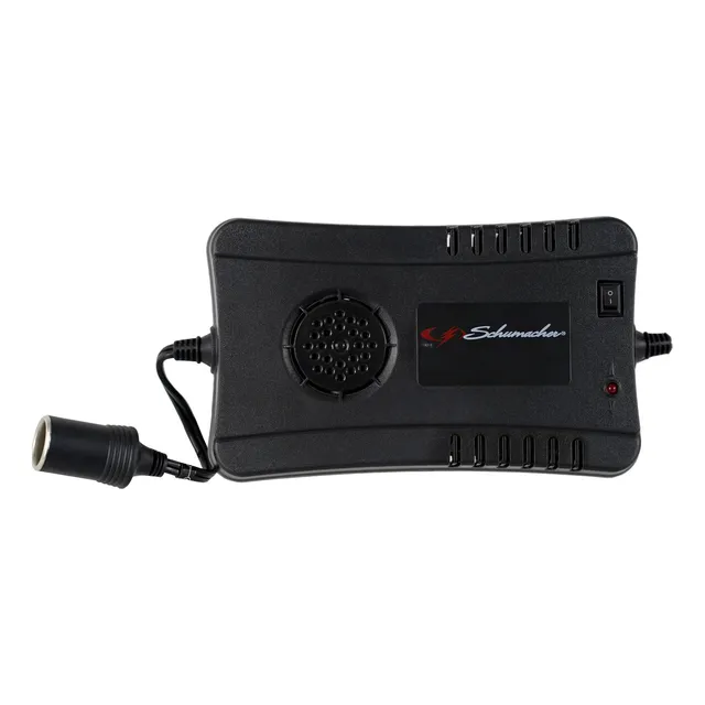 Schumacher Convertidor De Potencia - 15 Amp - Convierte Productos De Viaje De Ca A Alimentación Cc