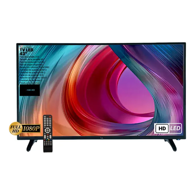 Tv Led Full Hd 43 Pulgadas Rdh By Hanxo Android (sin Smart)