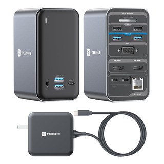 Estación De Acoplamiento Tobenone Usb C 15 En 1 Con Cargador Estación De Acoplamiento Tobenone Usb C 15 En 1 Con Cargador