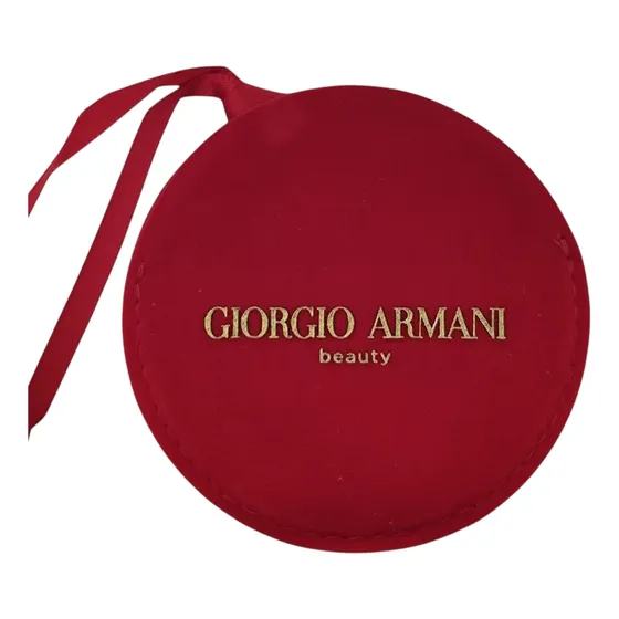 Espejo De Cartera Giorgio Armany Con Estuche De Felpa