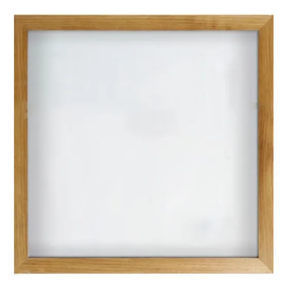 Moldura Caixa Alta 30x30 C/vidro Profundidade