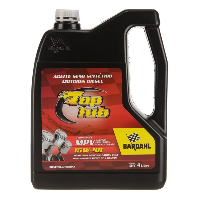 Bardahl Aceite 15w40 Semisintetico Diesel 4 L