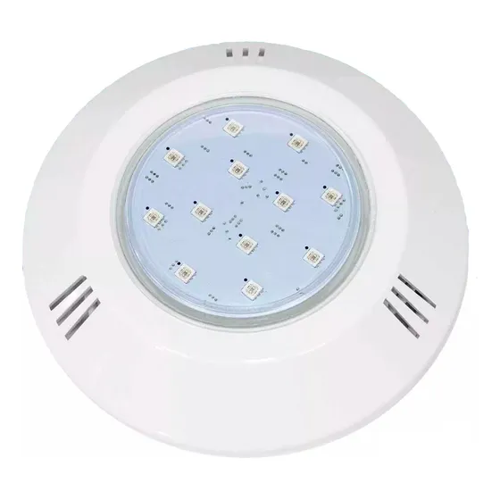 Luminária Refletor Power Led Piscina 9w Rgb Rosca Brustec 12V
