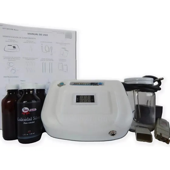 Potente Kit Generador Coloide Profesional Ppm Plata Ley .999