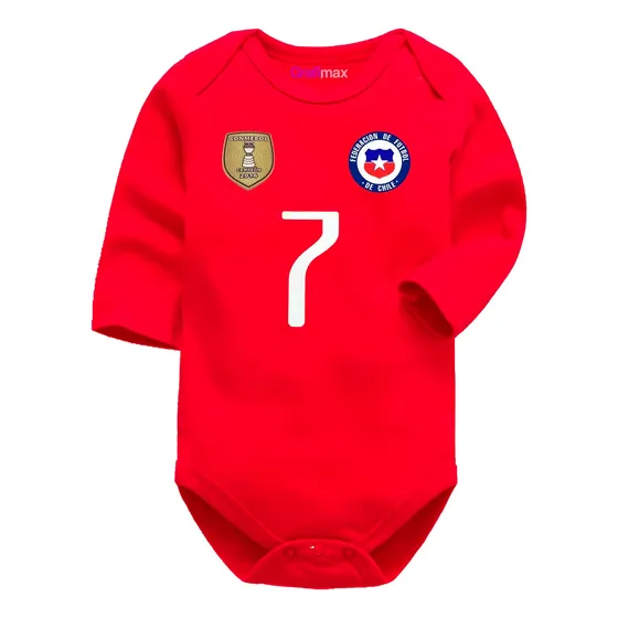 Body Bebe Selección Chile 2016 Futbol Personalizada Grafimax