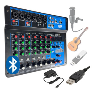 Interface Audio Usb Mixer 8 Canais Phantom Power Mxt Mx8t Interface Audio Usb Mixer 8 Canais Phantom Power Mxt Mx8t