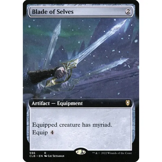 Cartas Magic Blade Of Selves (extended Art) Nps