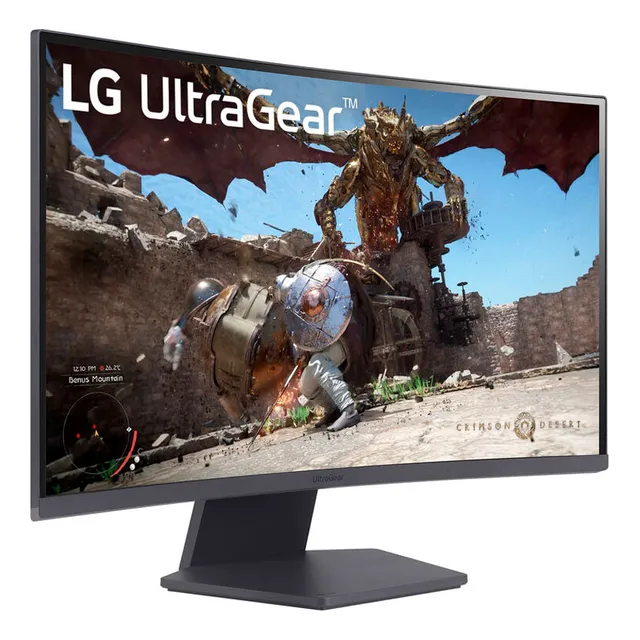 Monitor Gamer LG 31.5 Ultragear Curvo 32gs60qc 180hz 2k Color Negro