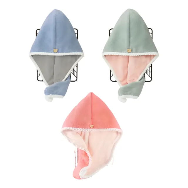 Pack X 3 Toallas Microfibra Absorbente Para Cabello