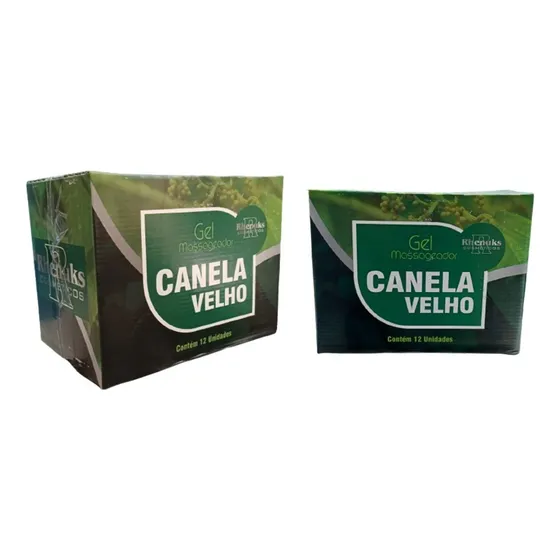 Gel Massageador Alivio Atacado Revenda 12 Potes Canela Velho Tipo de embalagem Pote