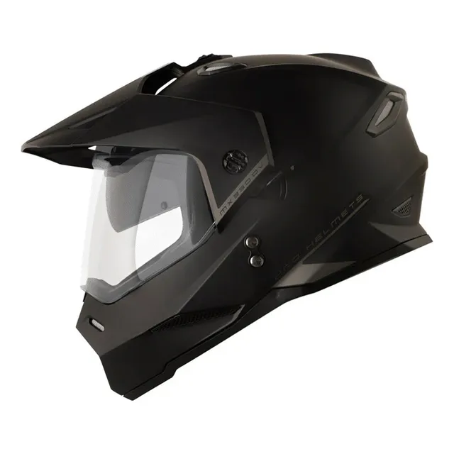 Casco Moto Integral Hro Solid Cross Doble Propósito Enduro