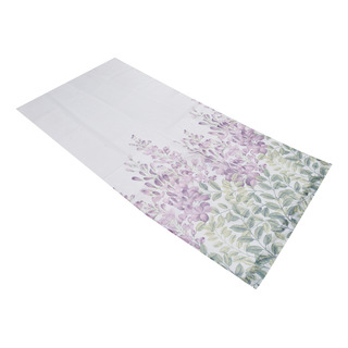 Cortinas De Gasa Con Estampado De Flores De Glicina Cortinas De Gasa Con Estampado De Flores De Glicina