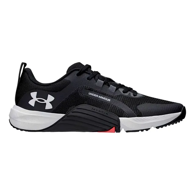 Tênis Masculino Esportivo Tribase Reps Under Armour Liso 39 Black/white