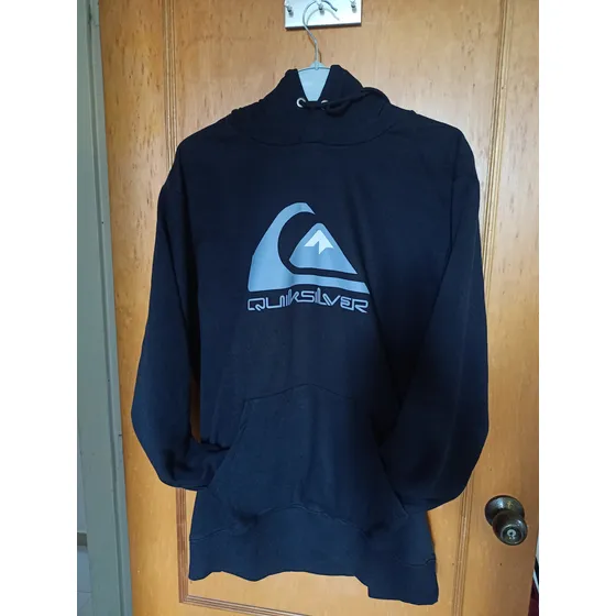Espectacular Sweater Quiksilver Con Capucha (auténtico)