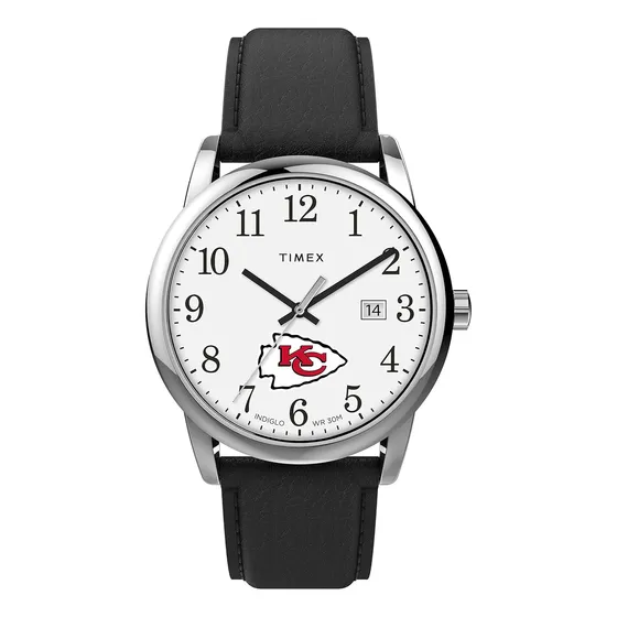 Reloj Timex Nfl Kansas City Chiefs 38mm Correa Cuero Negro