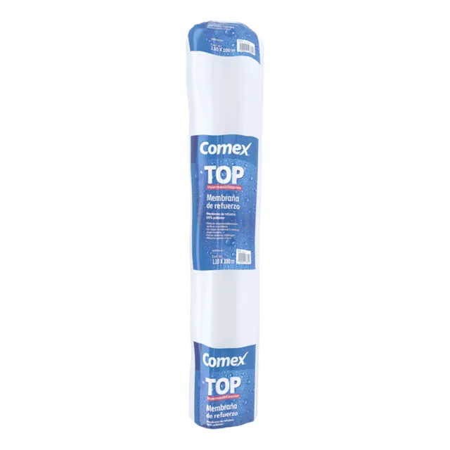 Malla Comex Impermeabilizar 1.10 X 100 Mts Refuerzo Blanco Mate