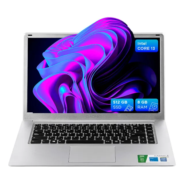 Notebook Gadnic I3  Pantalla 14.1 Cámara Integrada 512 Ssd