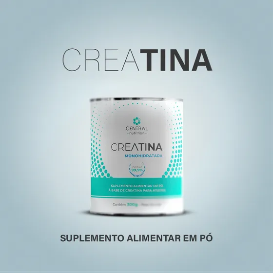 CREATINA MONOHIDRATADA 300g - Central Nutrition