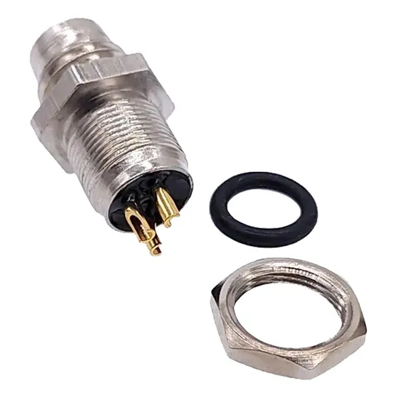 Conector M8 3 Pinos Macho Para Porta Painel Ou Sensor