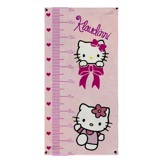 Regla Medidora De Estatura, Bebés, Niño Y Niña Hello Kitty