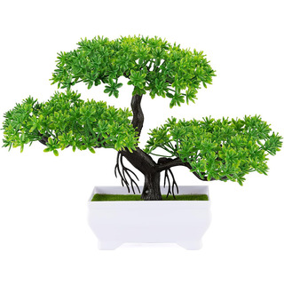 Árbol Bonsái Artificial Con Maceta Para El Hogar Y La Oficin Árbol Bonsái Artificial Con Maceta Para El Hogar Y La Oficin
