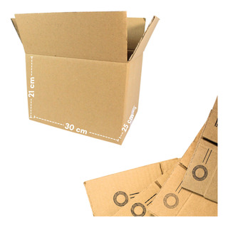 Caja Carton E-commerce 30x23x21 Cm Envios Paquete 25 Piezas Caja Carton E-commerce 30x23x21 Cm Envios Paquete 25 Piezas
