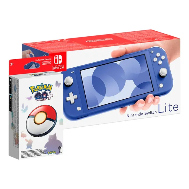 Nintendo Switch Lite Más Pokemon Go+ Color Azul