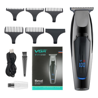 Vgr 070 Perfiladora De Cabello Black Trimmer 100v/240v Color Negro Vgr 070 Perfiladora De Cabello Black Trimmer 100v/240v Color Negro