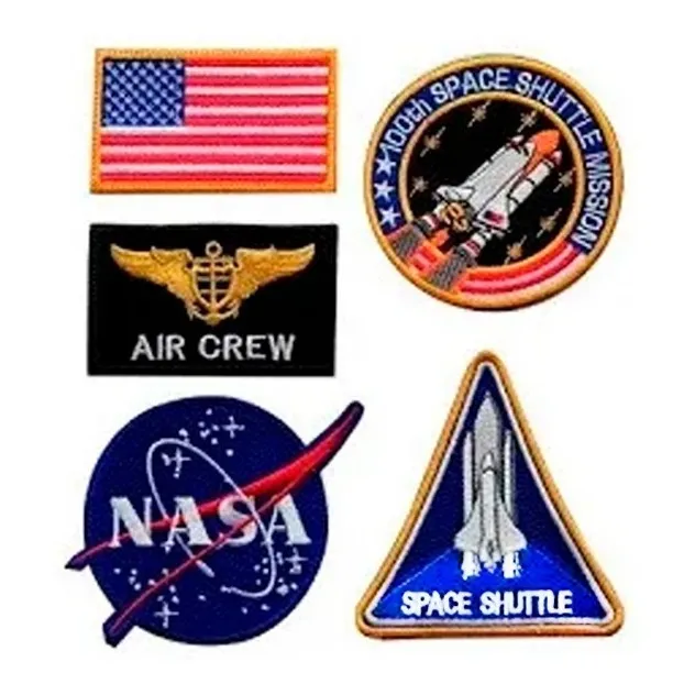 Kit De Parches Adulto  Para Disfraz Astronauta De Promoción