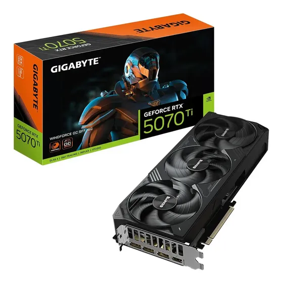 Tarjeta De Video Gigabyte Geforce Rtx 5070 Ti Windforce Sff