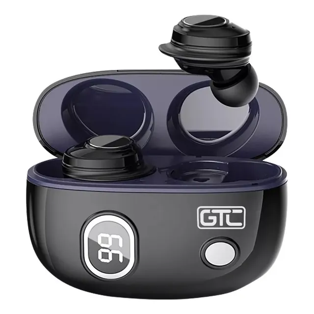 Auricular Gtc Tws Luz Uv Elimina Germenes Jeg Hsg-190 Color Negro Luz Blanco