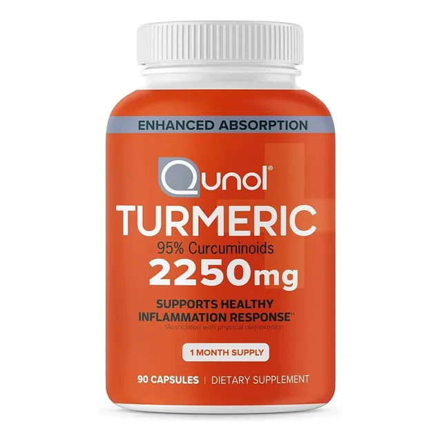 Qunol Turmeric Curcumin 2250mg La Mas Alta Potencia