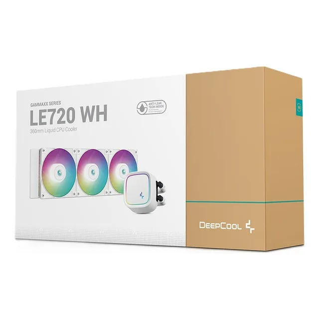 Enfriador de agua antifugas Gammaxx Le720 blanco R-LE720-Whammn-g Led Argb