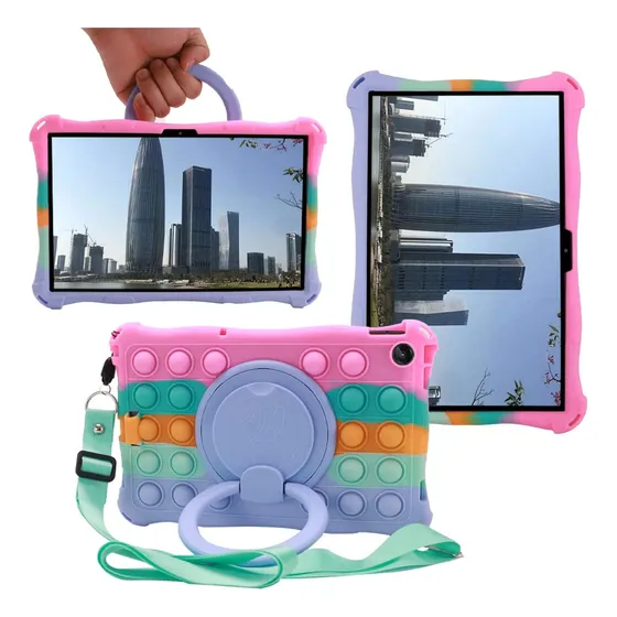 Funda Para Tablet Lenovo Tab Plus Generacion Silicona Niño