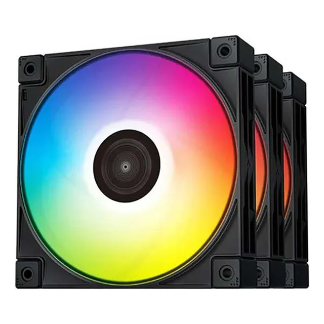 Fan Cooler Gamer Deepcool Fc120 Argb Negro 3 En 1 Gaming